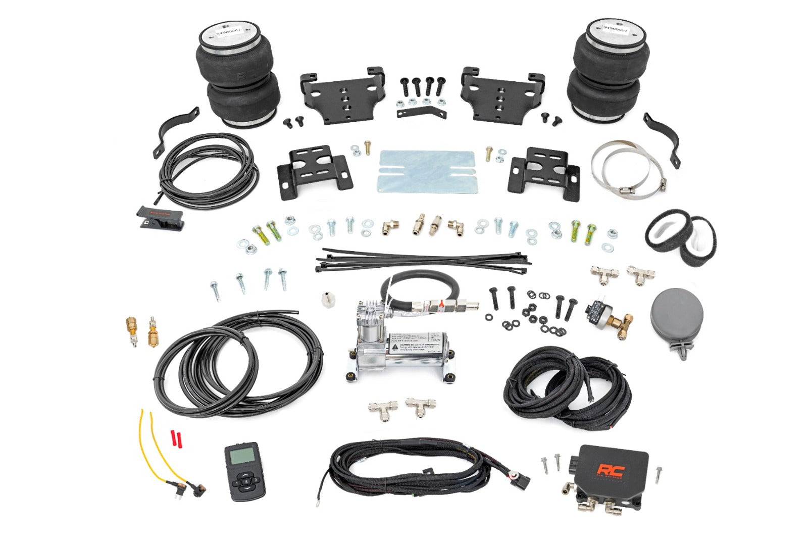 Rough Country Air Spring Kit w/Compressor 0-6" Lift Chevy/GMC 2500HD 01-10 RC10006WC -6