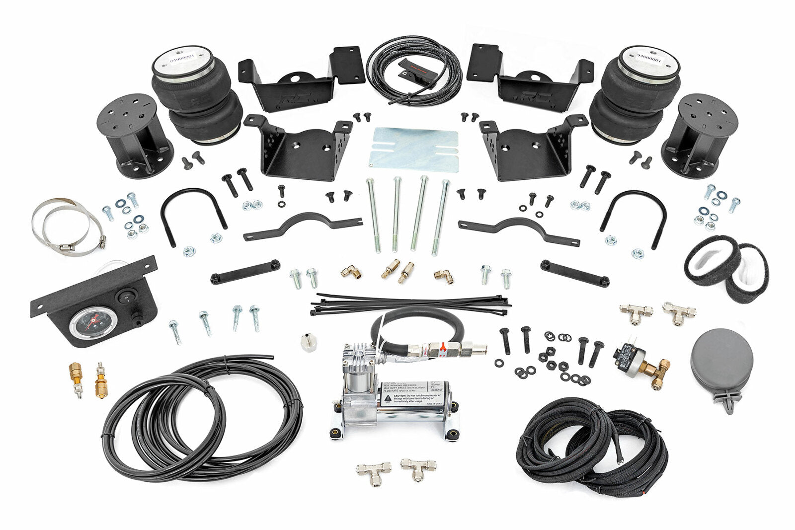 Rough Country Air Spring Kit w/Comp 3-5" Lift Kit Chevy/GMC 2500HD/3500HD 20-23 -3