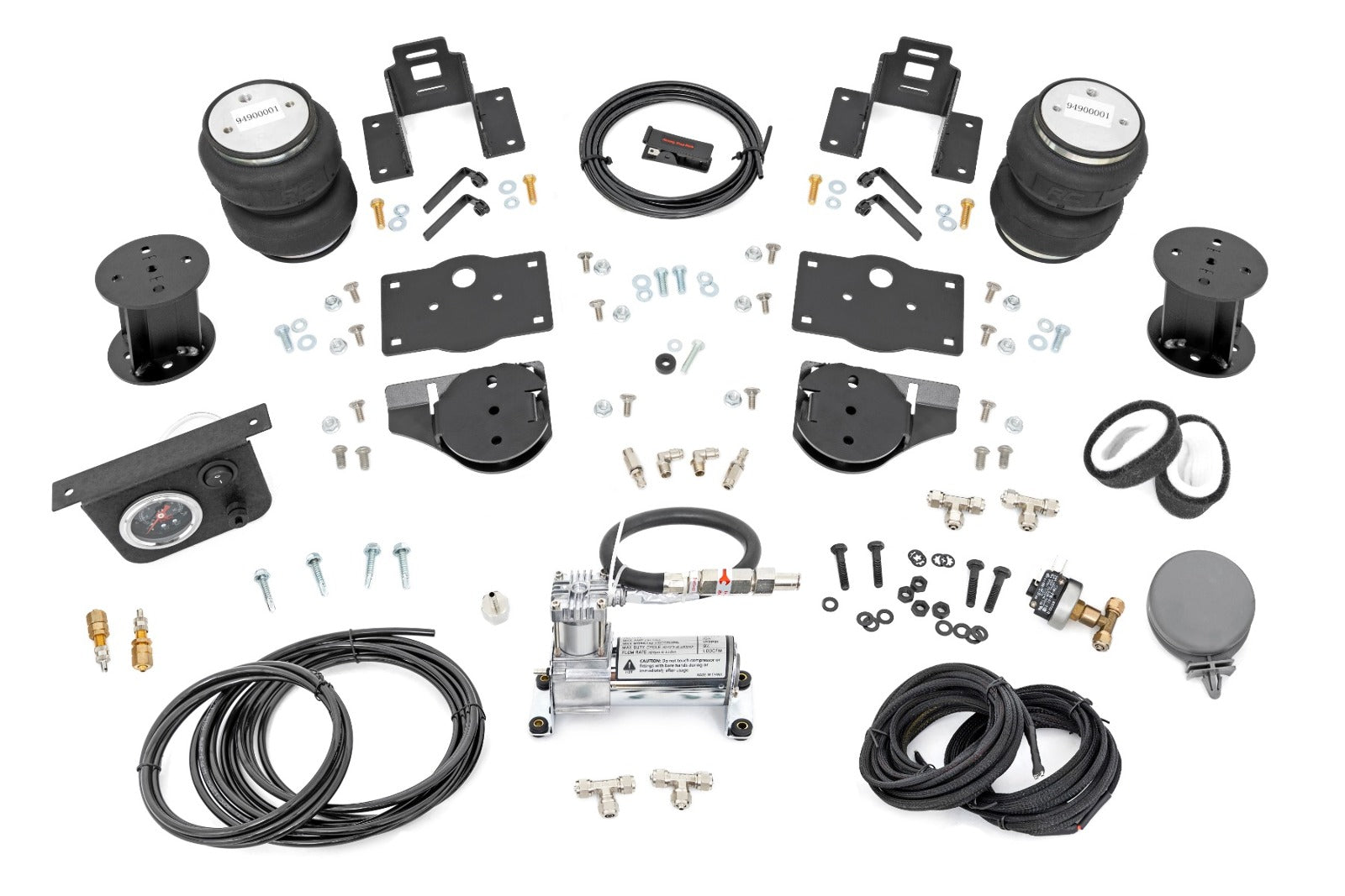 Rough Country Air Spring Kit w/Compressor 6" Lift Kit for Ram 1500 4WD 19-23 RC100356C -6