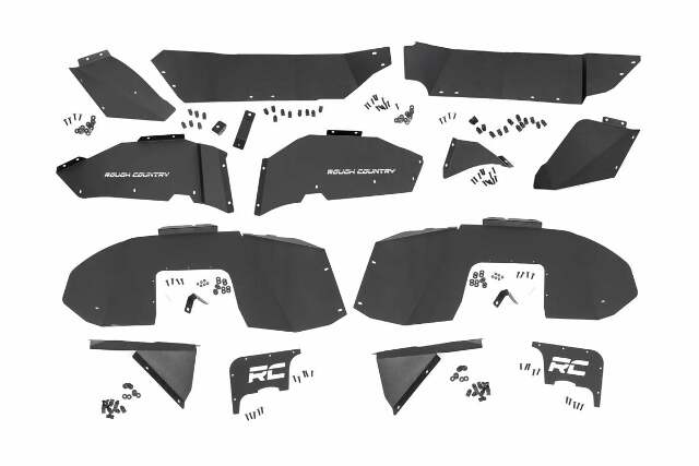 Rough Country Jeep Front & Rear Inner Fenders Set 18-20 Wrangler JL 10499