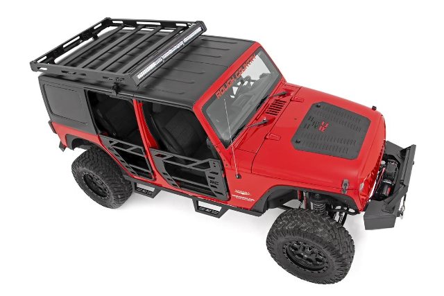 Jeep Powder Coated Hood Louver 07-18 Wrangler JK 10527