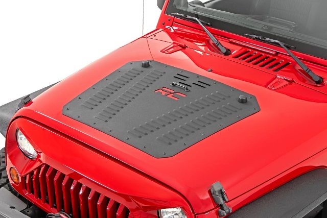 Jeep Powder Coated Hood Louver 07-18 Wrangler JK 10527