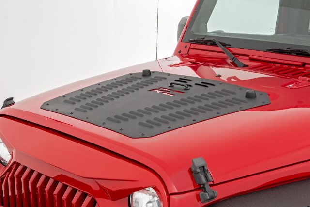 Jeep Powder Coated Hood Louver 07-18 Wrangler JK 10527