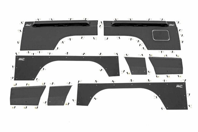 F & R Upper and Lower Quarter Panel Armor 97-01 Cherokee XJ