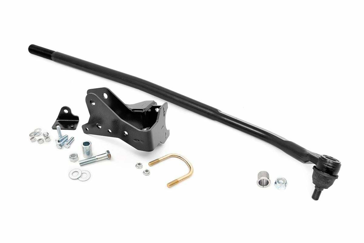 Rough Country High Steer Drag Link Track Bar Bracket Kit 07-18 Wrangler JK 10601