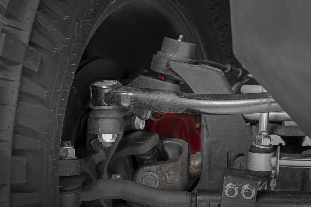 Rough Country High Steer Drag Link Track Bar Bracket Kit 07-18 Wrangler JK 10601