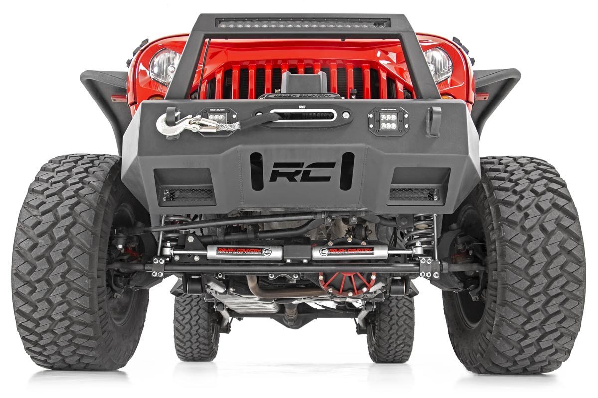 Rough Country High Steer Drag Link Track Bar Bracket Kit 07-18 Wrangler JK 10601