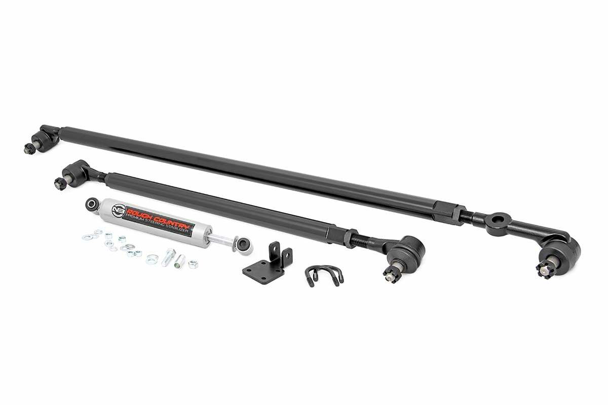 Rough Country HD Steering Upgrade Kit w/ Stabilizer Jeep XJ TJ ZJ MJ 10613