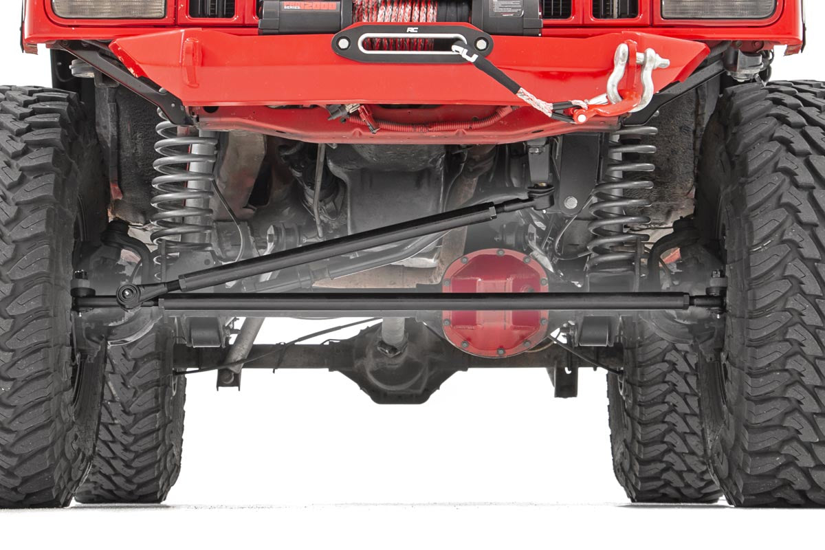 Rough Country HD Steering Upgrade Kit w/ Stabilizer Jeep XJ TJ ZJ MJ 10613