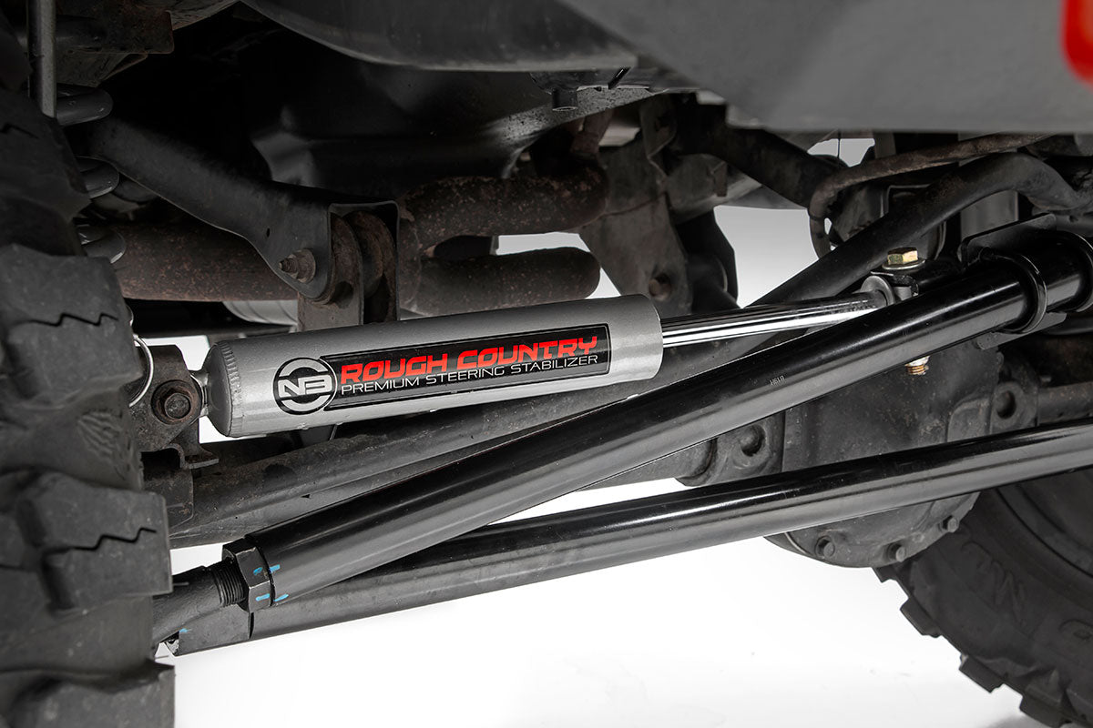 Rough Country HD Steering Upgrade Kit w/ Stabilizer Jeep XJ TJ ZJ MJ 10613
