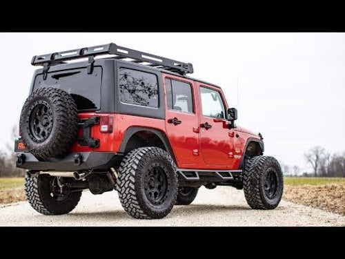 Jeep Roof Rack System w/Black-Series LED Lights 07-18 JK 10615