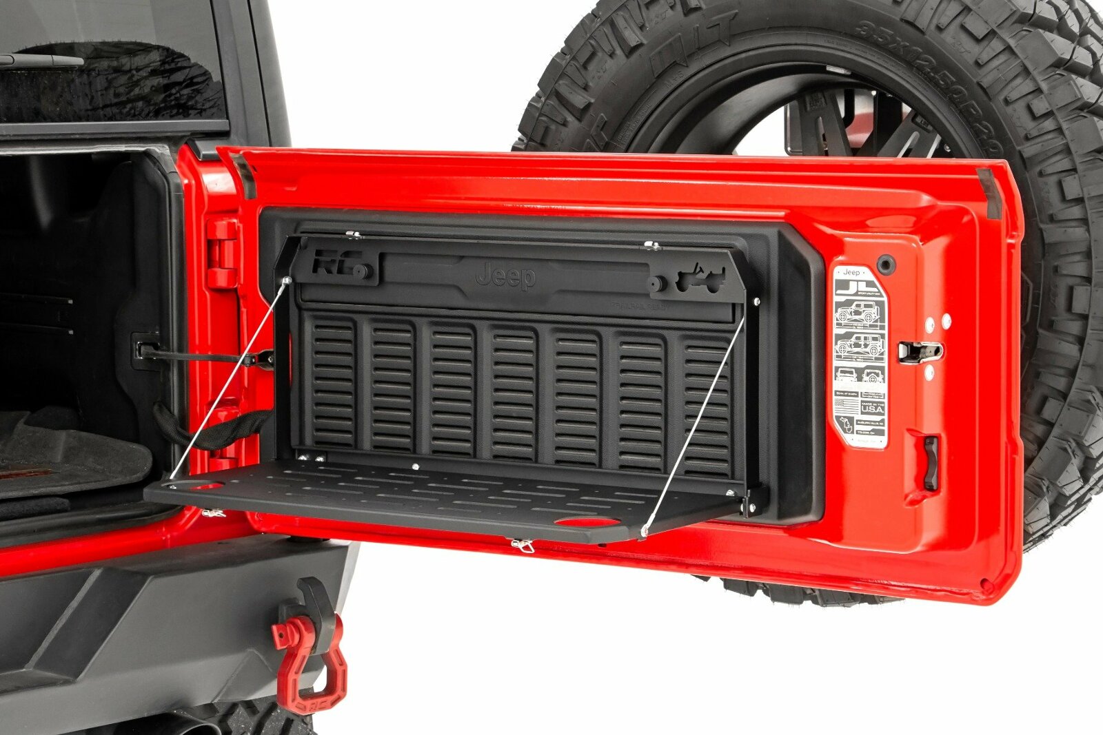 Rough Country Folding Tailgate Table fits Jeep Wrangler JL / JLU 18-20 10625