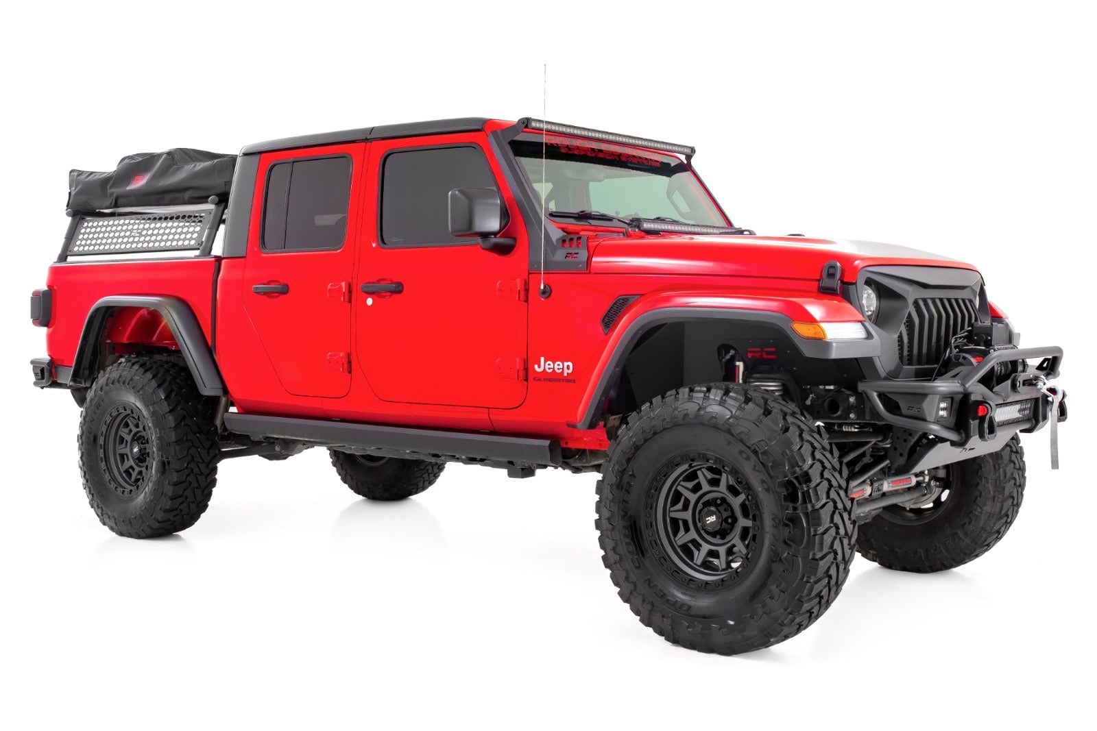 Rough Country Bed Rack Half Rack Aluminum for Jeep Gladiator JT 4wd 20-25 10644