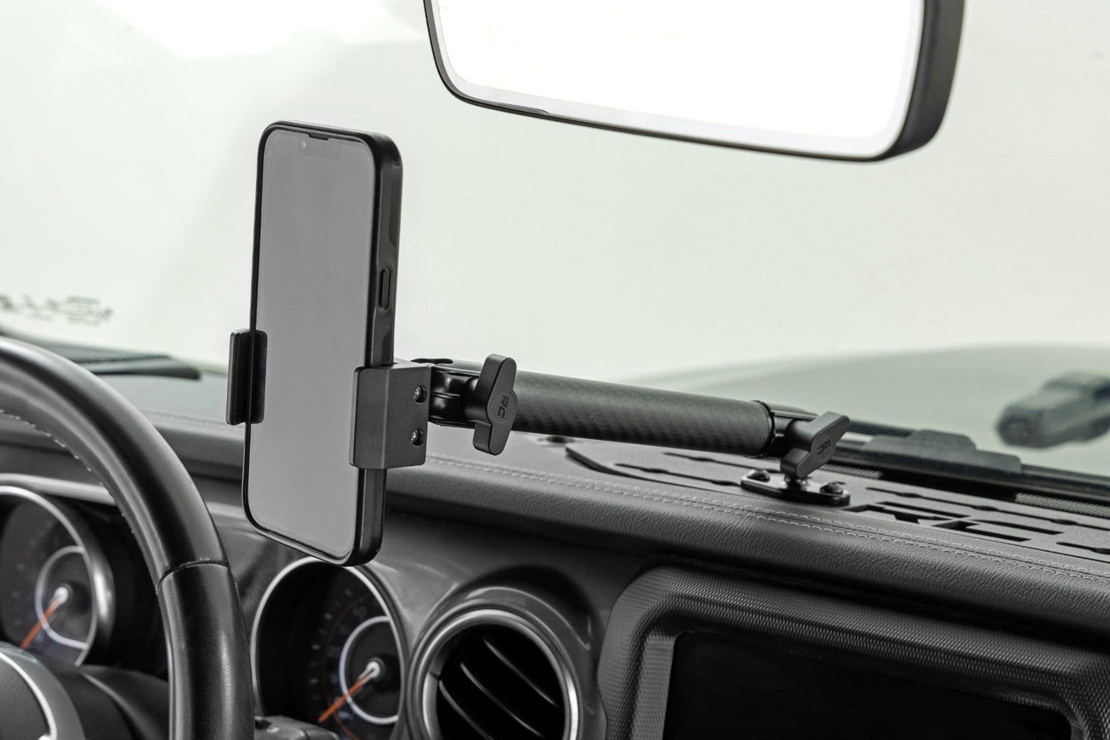 Dash Mount | 10" Mount Kit | for Jeep Gladiator JT/Wrangler JL 4WD 2018-2024 -2