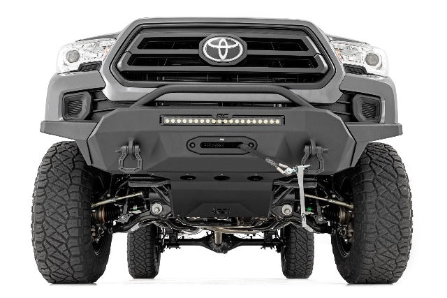 Hybird Bumper W/ Winch Synthetic Rope Toyota Tacoma 4WD 16-23 -3