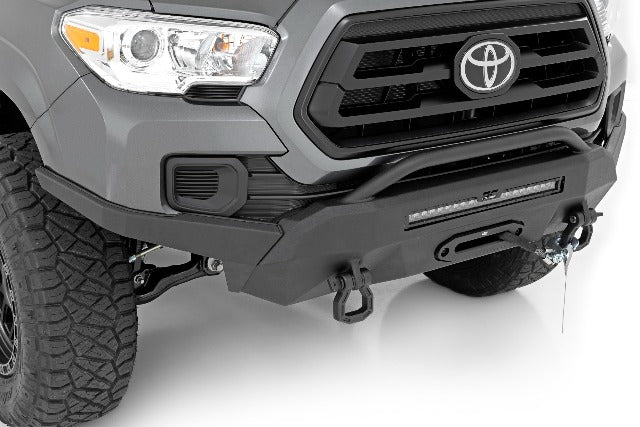 Hybird Bumper W/ Winch Synthetic Rope Toyota Tacoma 4WD 16-23 10717