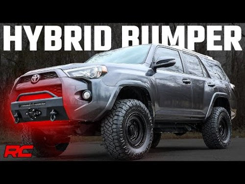 Front Hybrid Bumper Kit w/Black DRL LED Toyota 14-21 4Runner 10745