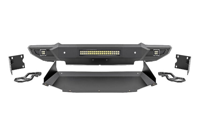 Front Bumper w/Skid Plate & Tow Hooks Ram 1500 19-23 10808ATH