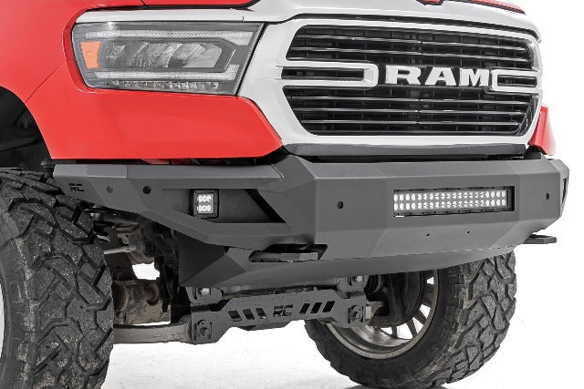 Front Bumper w/Skid Plate & Tow Hooks Ram 1500 19-23 10808ATH