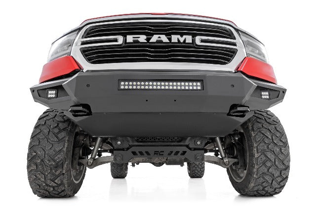 Front Bumper w/Skid Plate & Tow Hooks Ram 1500 19-23 10808ATH