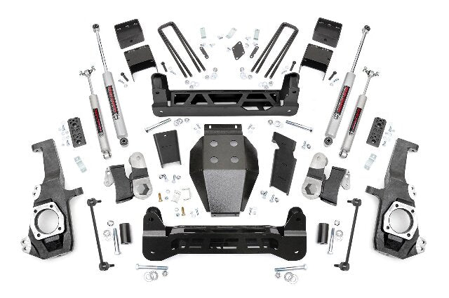 Rough Country 5" Lift Kit NTD w/ Overloads Chevy/GMC 2500/3500HD 4wd 20-25 110830
