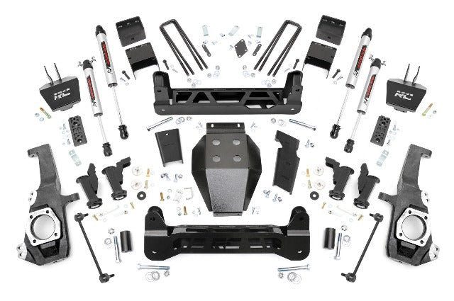 Rough Country 5" Lift Torsion Drop V2 w/ Overloads Chevy/GMC 2500/3500HD 20-26 111070