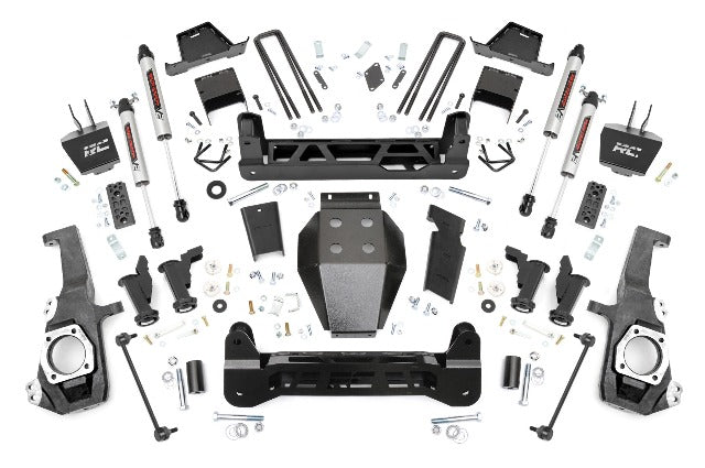 Rough Country 7" Lift Torsion Drop V2 w/ Overloads Chevy/GMC 2500/3500HD 20-26 111270
