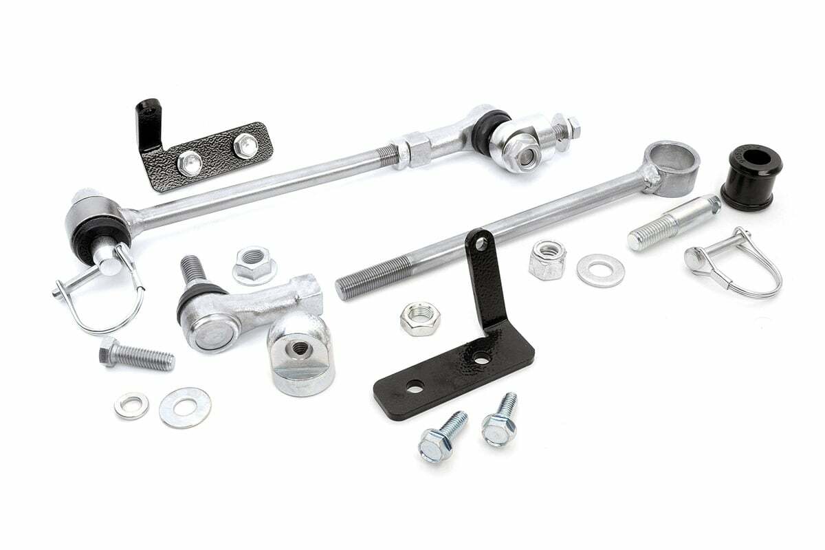 Rough Country 3.5"-6" Ft Sway-Bar Quick Disconnects for Cherokee XJ/MJ/ZJ 84-01 1128