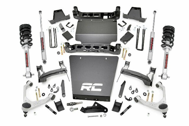 Rough Country 7" Stamped LCA Lift Kit Forged UCA Bracket N3 Chevy/GMC 1500 16-18 11633