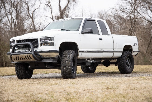 Single Hoop Step Alum Pair (Chevy/Ford/GMC/Ram) - 117510