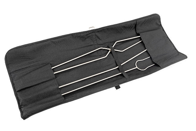 Stainless Steel Fire Pit Accessory Kit - -4