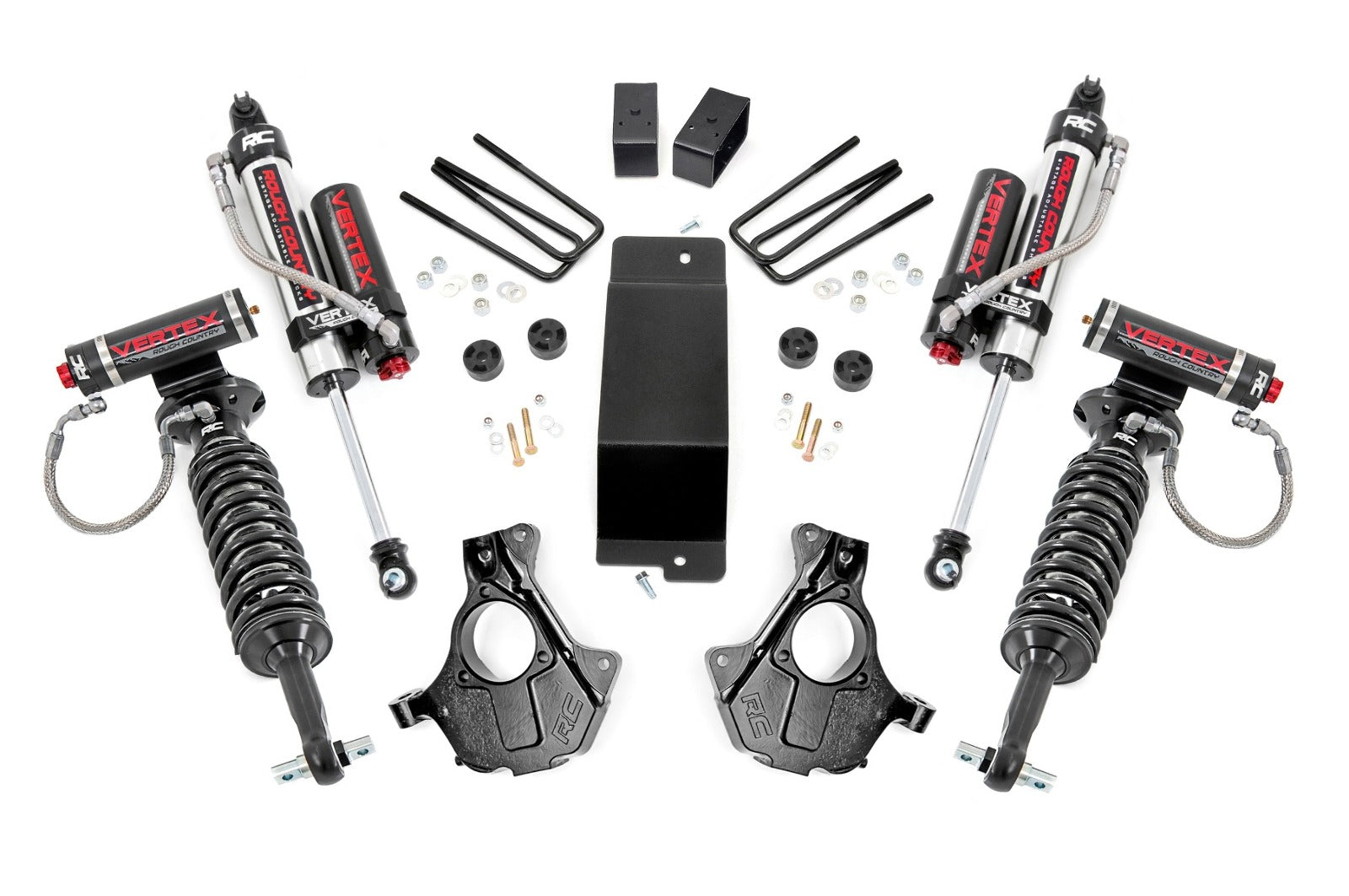 Rough Country 3.5"GM Suspension Lift Knuckle Kit w/Vetex 07-13 1500 PU 4wd Cast -1