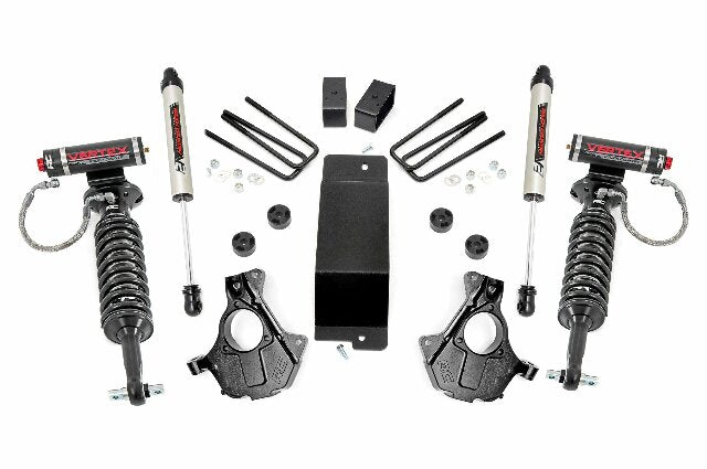 Rough Country 3.5"GM Suspension Lift Kit Knuckle Kit Vetex/V2 Shocks 07-13 1500 Cast 11957