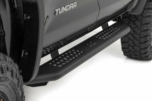 OV2 Running Boards Side Step Bars Crew Cab Toyota Tundra 07-21 14005