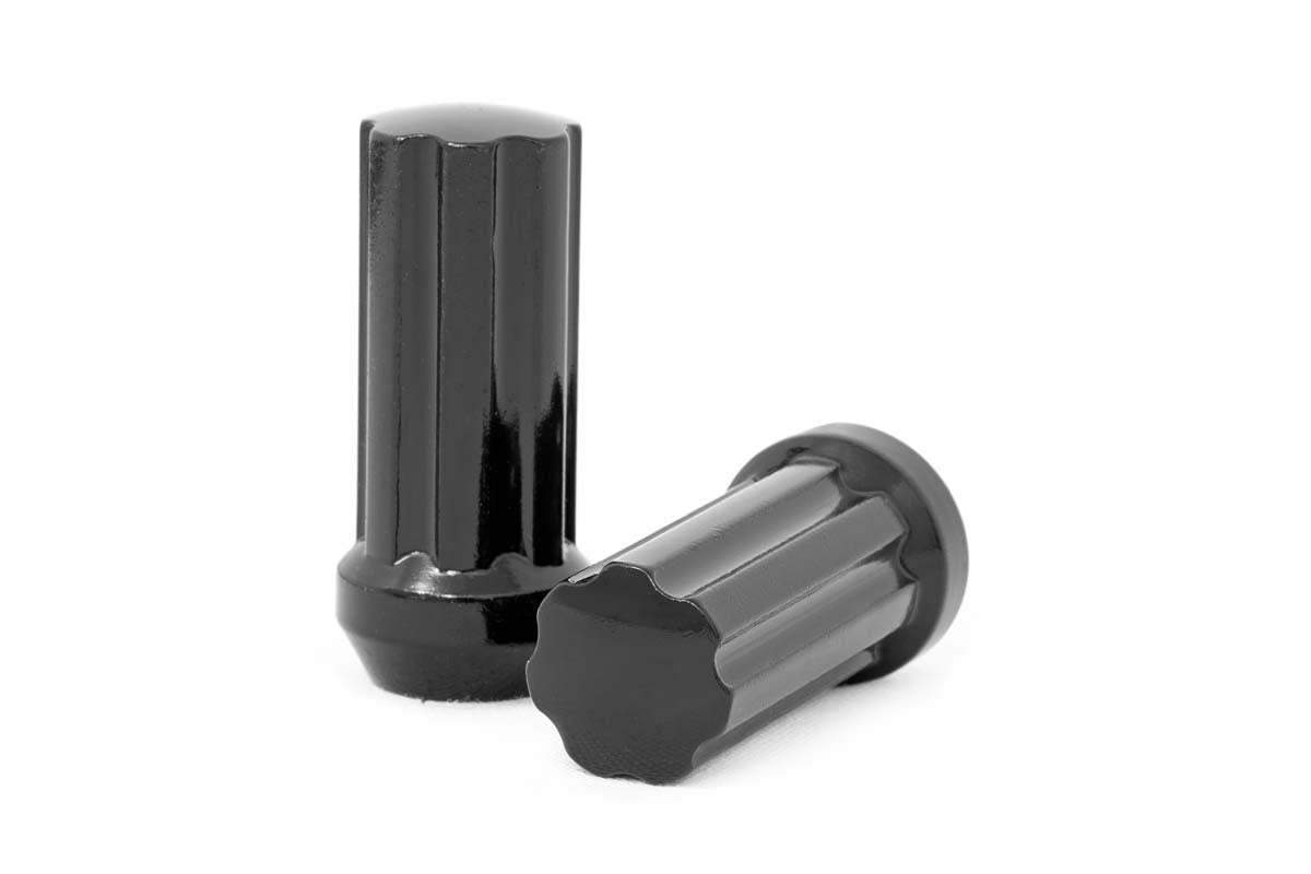 Rough Country M14 x 1.5 Lug Nut Set of 24 Black 141524BLK