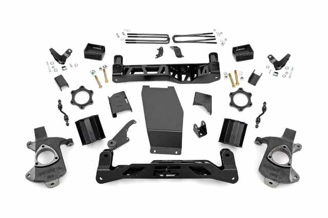 Rough Country 5" GMC Lift Kit 14-18 1500 Denali MagneRide Alum Stamped Steel 17901