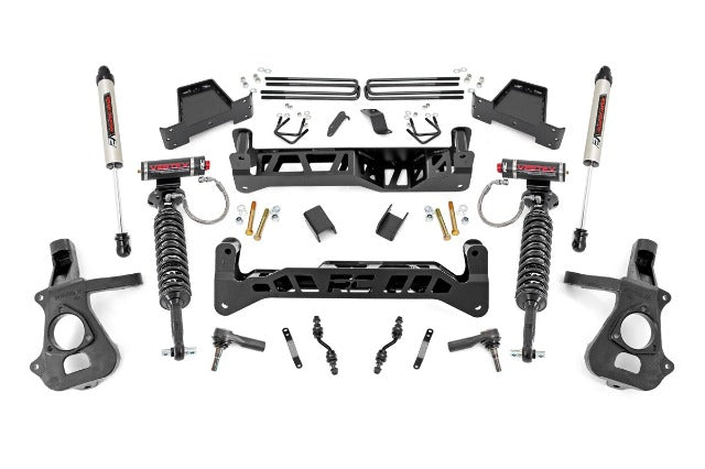 Rough Country 7in GM Suspension Lift Kit Vertex & V2 14-18 1500 PU 2WD 18757