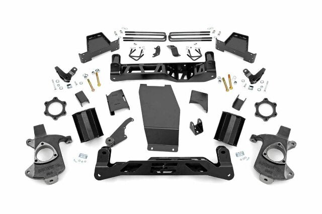 Rough Country 7in GMC Lift Kit 14-16 1500 Denali PU 4wd w/MagneRide Steel 18802
