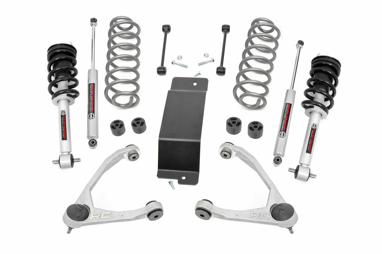 Rough Country 3.5" Lift Kit N3 Struts Forged UCAs Chevy/GMC SUV 1500 07-20 19332 -1