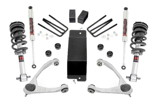 Rough Country 3.5" Lift Kit Forged UCA M1 Strut Chevy/GMC 1500 14-16 19440