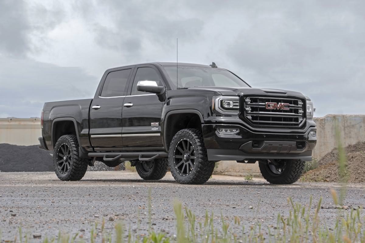 Rough Country 3.5"GM Suspension Lift Kit Upper Arms Vertex 07-16 1500 4WD -4