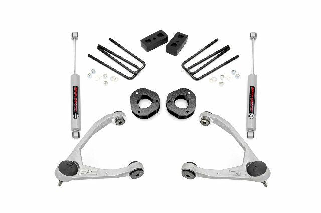 Rough Country 3.5in GM Suspension Lift Kit 07-16 1500 PU 2WD 19831