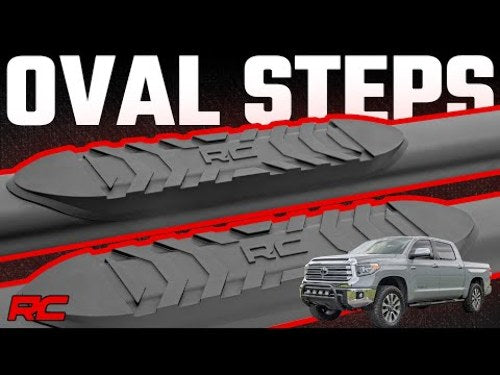 Oval Nerf Step Crew Cab Black Toyota Tundra 2WD/4WD (07-21) -3