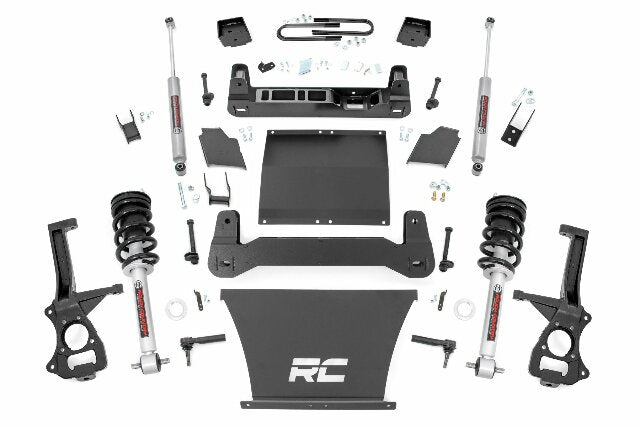 Rough Country 6 In Lift Kit Mono Leaf Rear N3 Struts Chevy Silverado 1500 19-25 21631
