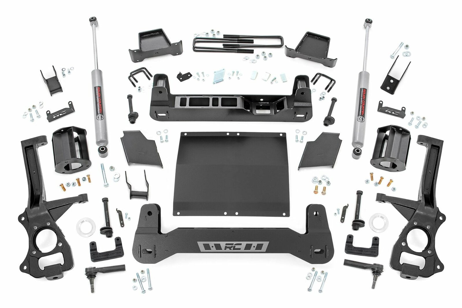 Rough Country 6" Suspension Lift Kit Spacers Diesel 19-20 CGM 1500 PU 2/4WD -1