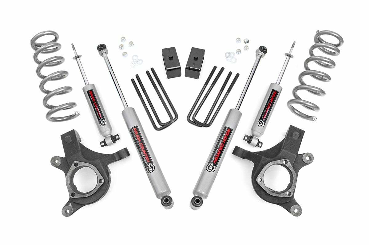 Rough Country Chevy GMC 1500 Pickup 4.5" Susp Lift Kit w Shocks 99-06 2WD