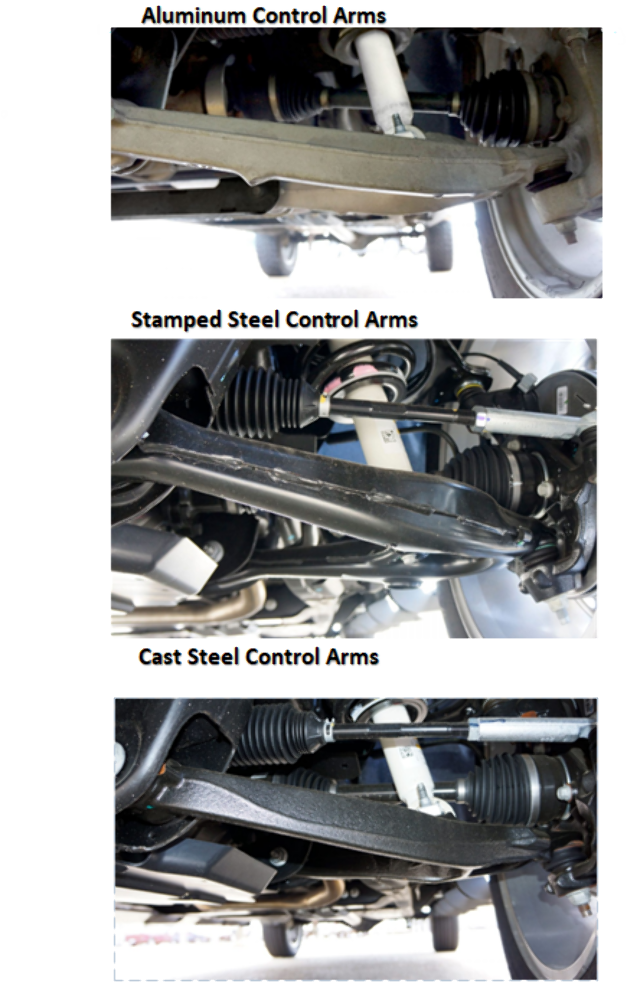 Rough Country 7" GMC Lift Kit 14-18 1500 Denali MagneRide Alum Stamped Steel