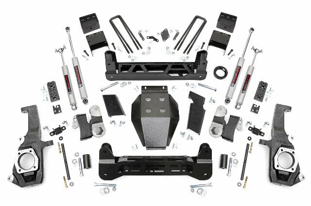 Rough Country 7.5in GM NTD Suspension Lift Kit 11-19 2500HD/3500HD 25330