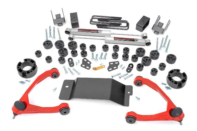 Rough Country 4.75" Lift Kit Combo Chevy/GMC 1500 07-13 257.20RED