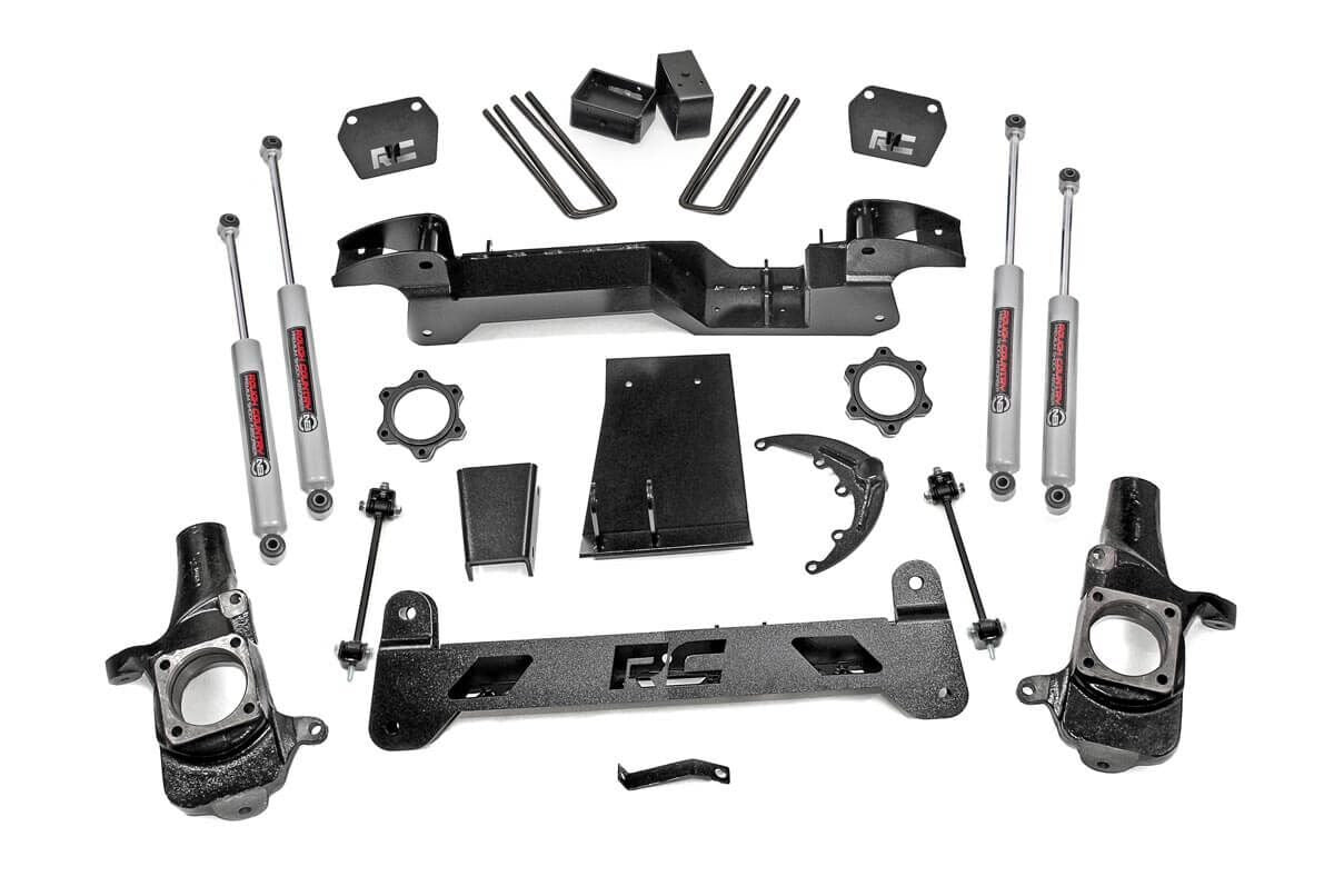 Rough Country Chevy GMC 1500HD Pickup 6" Suspension Lift Kit 4wd 01-06 259N2